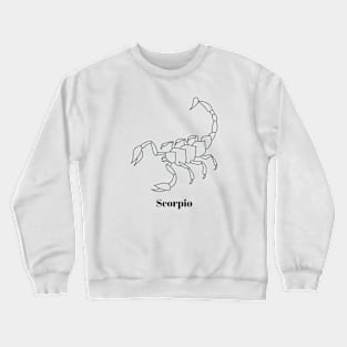 Scorpio Design Crewneck Sweatshirt